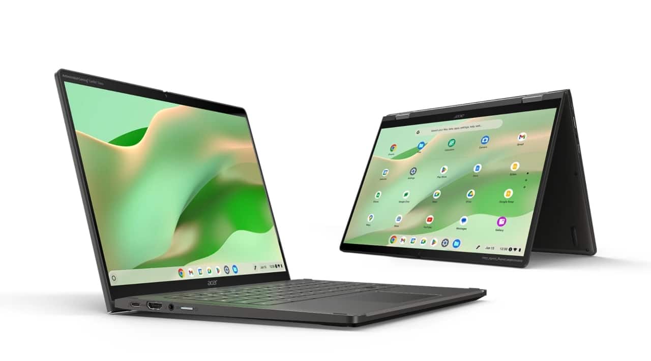 إطلاق كمبيوتر Acer Chromebook Spin 714  2023 بكاميرا ويب 2K  ومعالجات Intel من الجيل الـ13 والمزيد