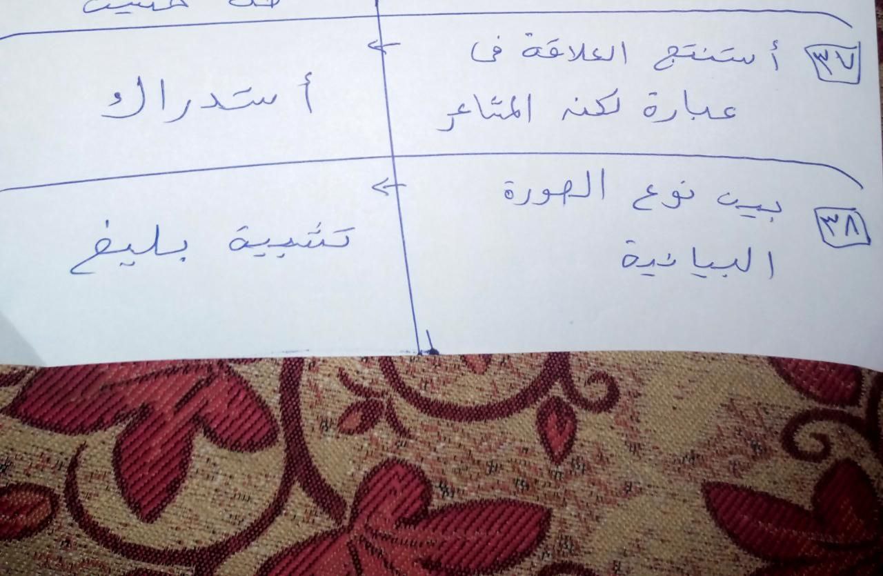 بالصور... اجابات امتحان العربي 2023 للثانوية العامة نموذج اجابة اللغة العربية اليوم 18/6/2023 13