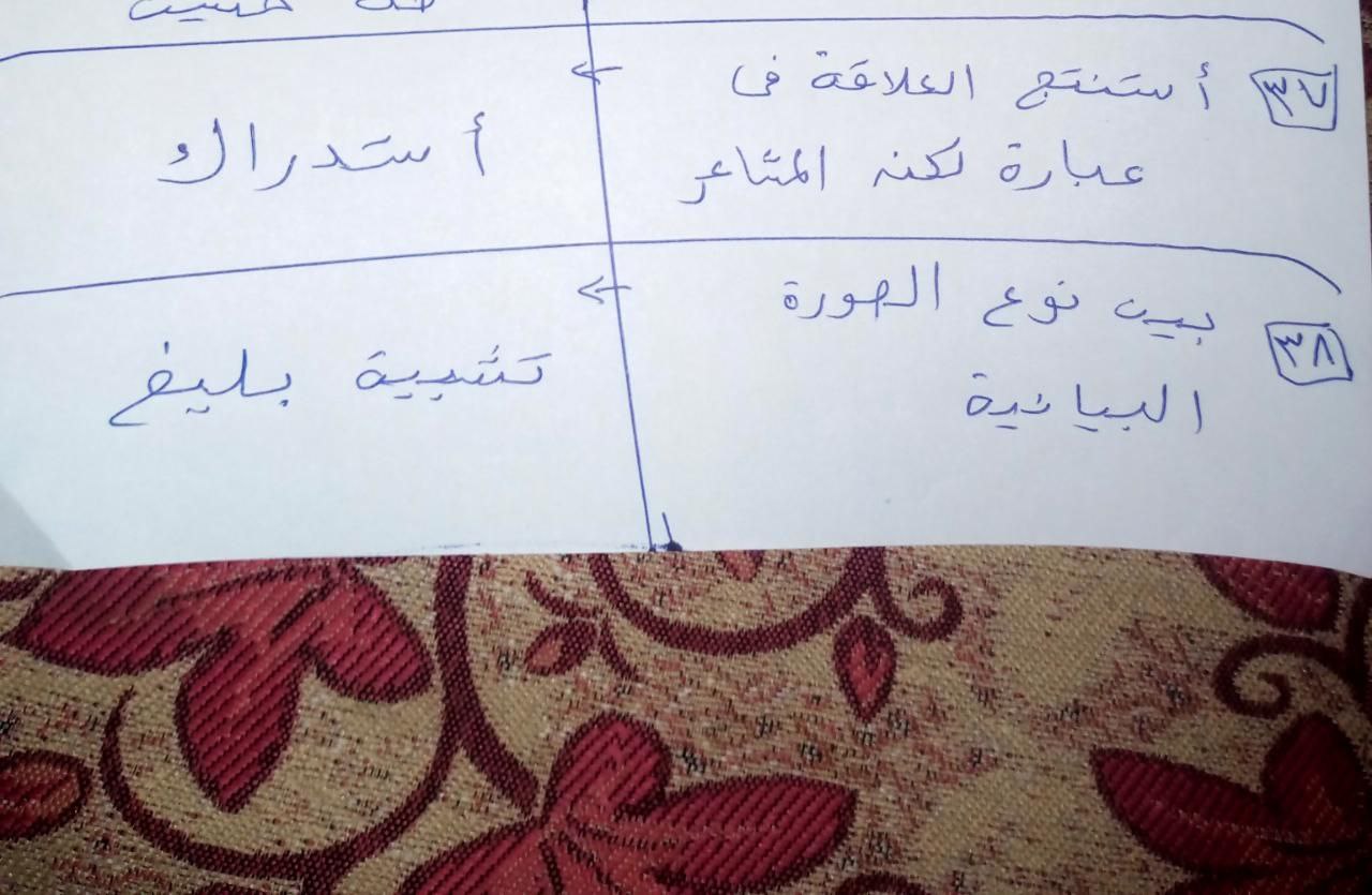 بالصور... اجابات امتحان العربي 2023 للثانوية العامة 13