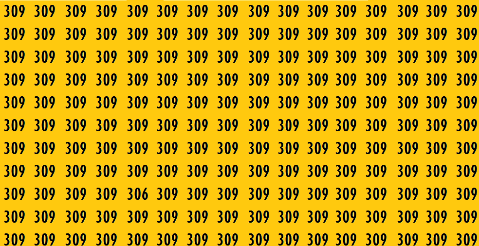 إذا كنت تمتلك عيون النسر أوجد الرقم المختلف في الصورة خلال 15 ثانية فقط
