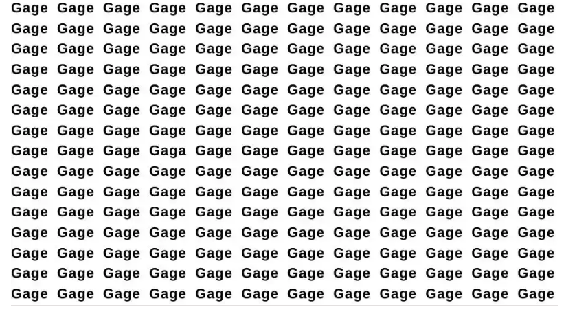 اختبار قوة الملاحظة... ابحث عن كلمة Gaga في 15 ثانية 7