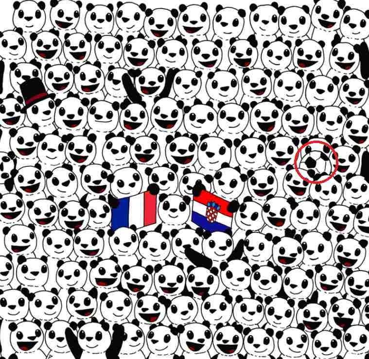 الوهم البصري لاختبار معدل الذكاء: هل يمكنك اكتشاف كرة قدم مخبأة بين حيوانات الباندا في 11 ثانية؟