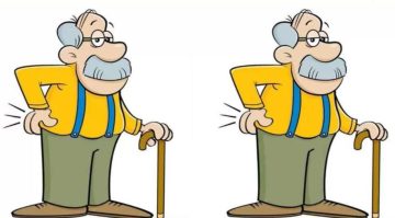 لغز اكتشاف الاختلافات.. هل يمكنك اكتشاف 3 اختلافات بين صور الرجل العجوز بالعصا في 12 ثانية؟