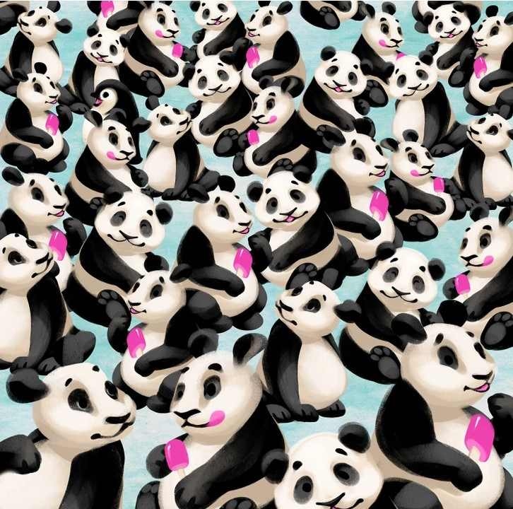 الوهم البصري لاختبار الذكاء.. هل يمكنك اكتشاف البطريق المختبئ بين حيوانات الباندا في الصورة خلال 7 ثوانٍ؟