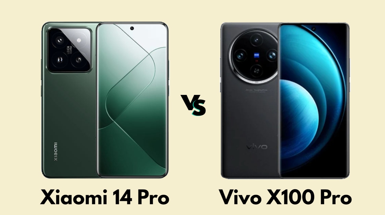 مقارنة مواصفات الرائدين Xiaomi 14 Pro و Vivo X100 Pro والأسعار  