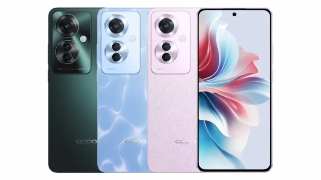 شركة أوبو تطلق هاتف Oppo Reno 11F 5G بشاشة OLED وثلاث كاميرات 64 ميجابكسل وهيكل مقاوم للماء