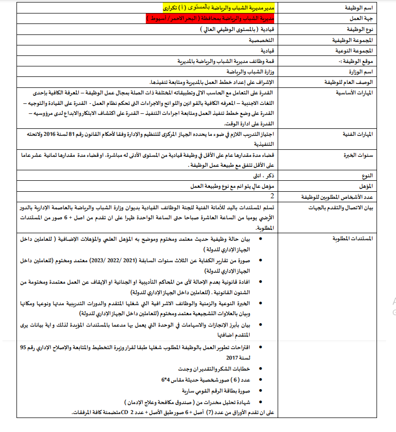 وظائف الحكومة المصرية لشهر فبراير 2024 وظائف بوابة الحكومة المصرية 14