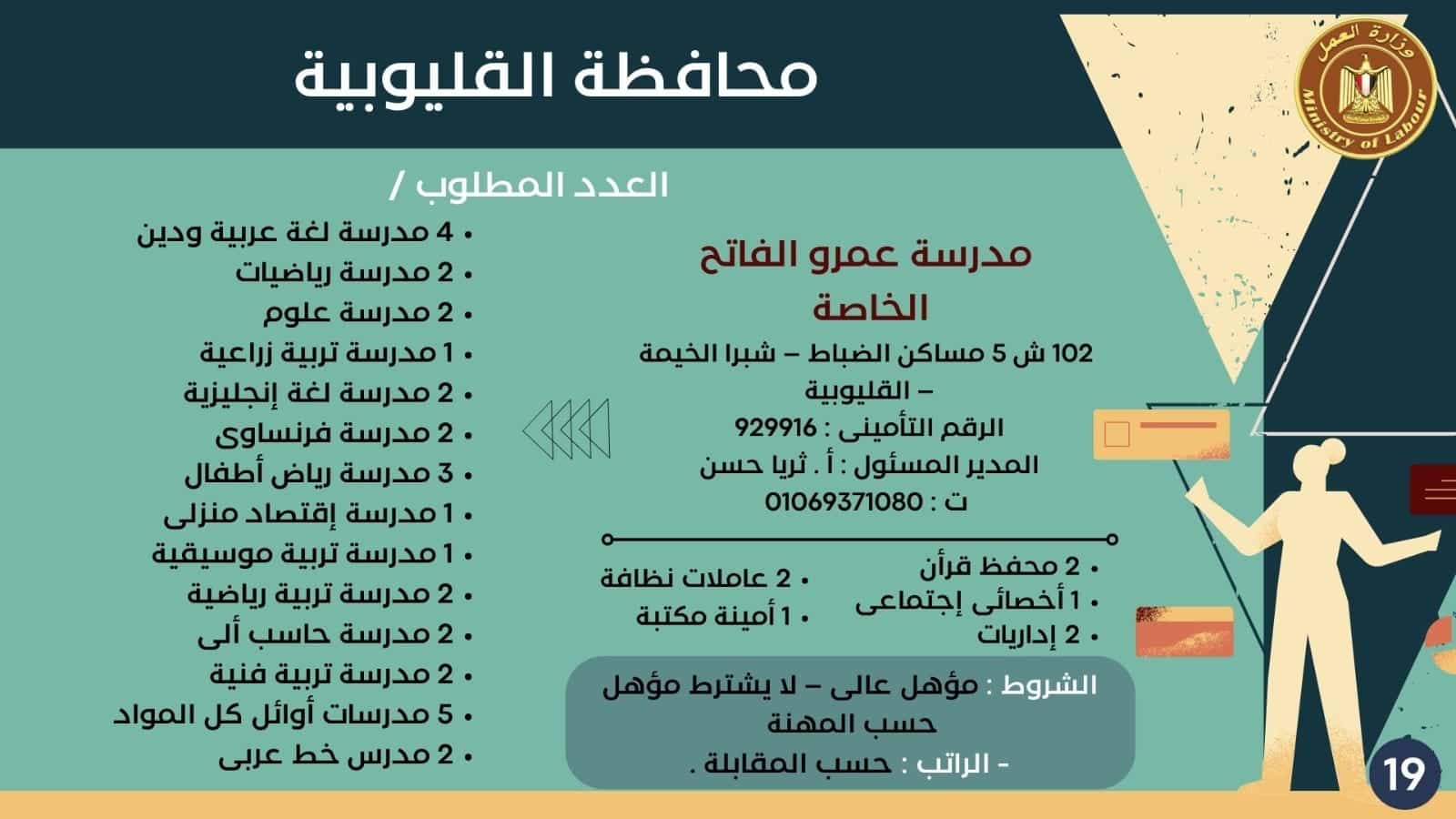 النشرة القومية للتشغيل لشهري أغسطس وسبتمبر 2024.. 5183 فرصة عمل لجميع المؤهلات برواتب مجزية 17