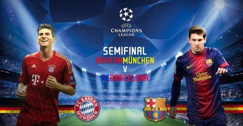 موعد مباراه برشلونه وبايرن ميونيخ اليوم 22-4-2013 فى دورى ابطال اوروبا Bayern Munich vs FC Barcelona