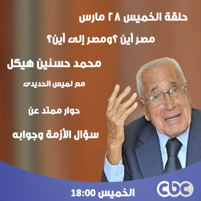 لقاء محمد حسنين هيكل مع لميس الحديدى 28/3/2013